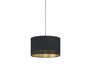 Eglo Hanglamp ESTEPERRA smal - Zwart/goud Zwart