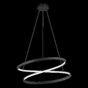 Eglo Hanglamp RUOTALE - Zwart Zwart