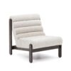 Kave home Fauteuil MAGIRA - Wit Wit