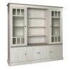 Meubar Kast vitrine YORK - Lariks & Crystal Oak Beige Beige
