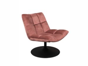 Dutchbone Loungezetel BAR VELVET - Old Pink Roze