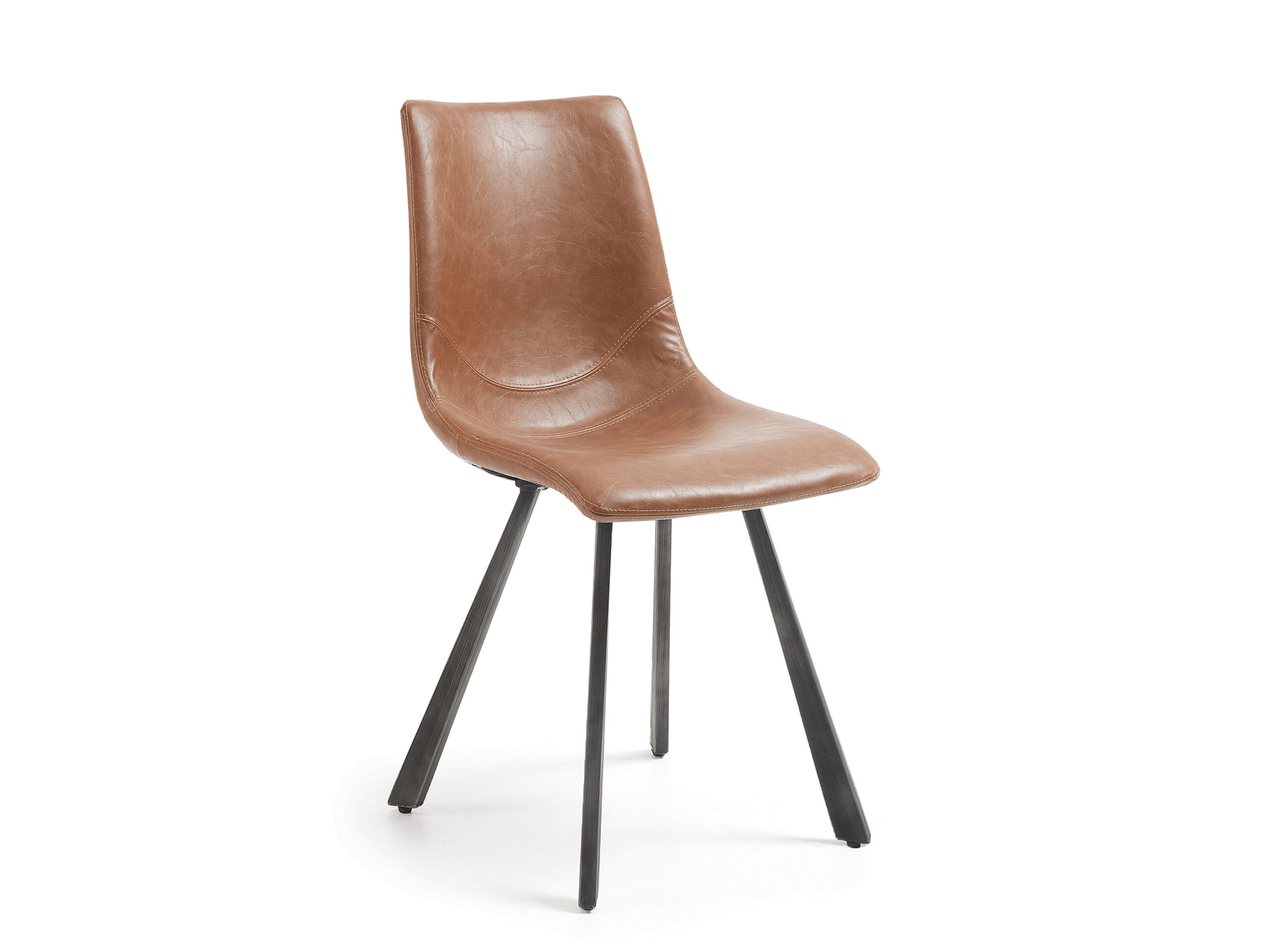 Kave home Stoel TRAP - Roestbruin Bruin Kave home Stoel TRAP - Roestbruin Bruin