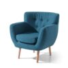 Richter young design Fauteuil GILBERT - Portland Blue Blauw Richter young design Fauteuil GILBERT - Portland Blue Blauw
