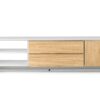Tenzo Tv-meubel PROFIL - Wit/Eik Hout