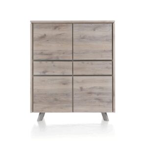 Henders & hazel Bergkast 'Ermont' - kleur: Vintage Summer Grey Grijs