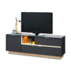 Cs schmal Tv-dressoir 'My Ell' - kleur: Grafiet/eik Grijs Cs schmal Tv-dressoir 'My Ell' - kleur: Grafiet/eik Grijs