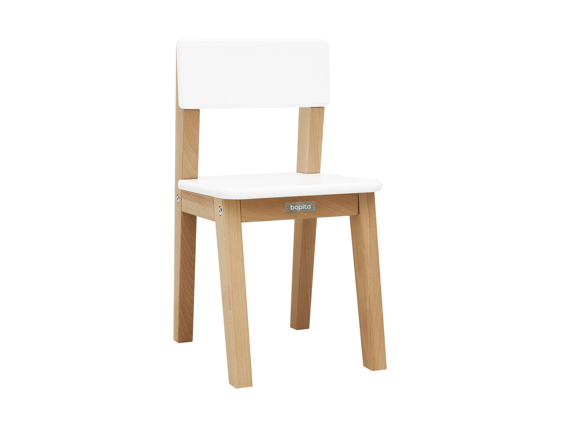 Bopita Kinderstoeltje IVAR - Wit/naturel Wit Bopita Kinderstoeltje IVAR - Wit/naturel Wit