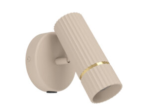 Eglo Wandlamp CAMINIA - Zand/Messing Beige