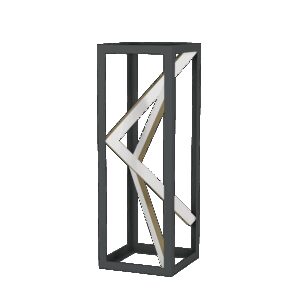 Eglo Tafellamp PENELA - Zwart / Goud Zwart