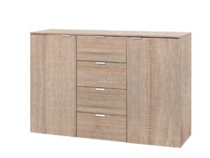 Express Commode 2dr/4 laden CARINA - Sonoma eik