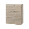 Express Commode met 3 laden CARINA - Sonoma eik Hout Express Commode met 3 laden CARINA - Sonoma eik Hout