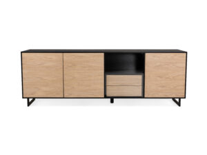 Frans bijnen Dressoir SITO - Zwart/White wash Zwart