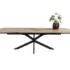 Henders & hazel Verlengbare eetkamertafel PAVALON - Barnwood Hout Henders & hazel Verlengbare eetkamertafel PAVALON - Barnwood Hout