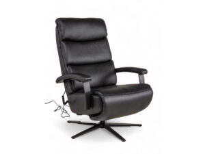 Hukla Relaxfauteuil S LINA - Zwart leder Zwart
