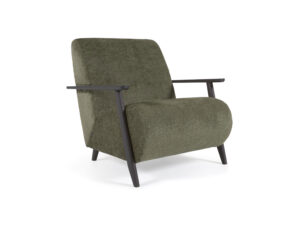 Kave home Fauteuil MEGHAN - Groen chenille Groen