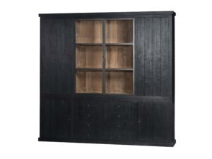 Lee & lewis Kast DAL104 - Glas/Teak Hout