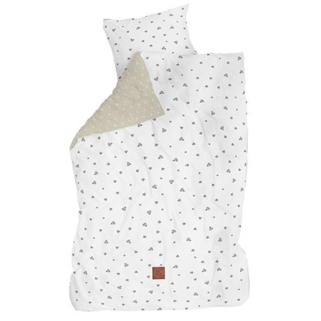 Lifetime Dekbedovertrek CROWNS & DIAMONDS - Wit/beige Wit Lifetime Dekbedovertrek CROWNS & DIAMONDS - Wit/beige Wit