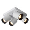 Lucide Plafondspot NIGEL 4x - Wit Wit Lucide Plafondspot NIGEL 4x - Wit Wit