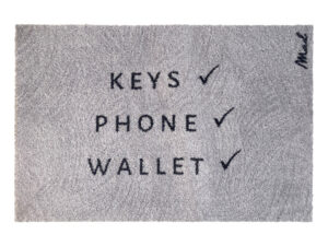 Madaboutmats Deurmat BRICK - Grijs Grijs