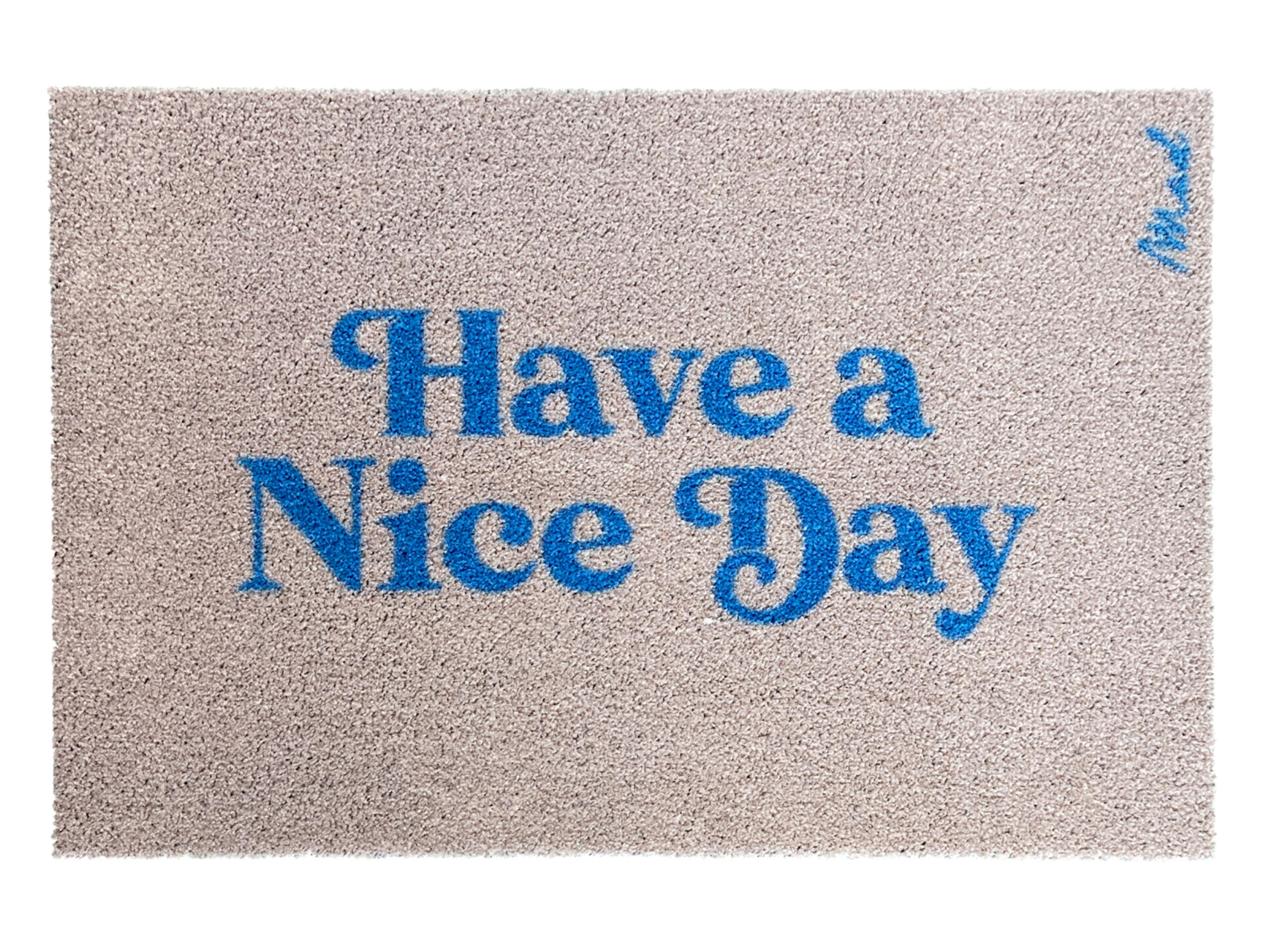 Madaboutmats Deurmat WILLIE - Beige / Blauw Beige Madaboutmats Deurmat WILLIE - Beige / Blauw Beige