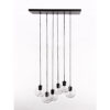 Marckdael Plafondlamp SEATTLE met 6 glazen bollen Globe Zwart Marckdael Plafondlamp SEATTLE met 6 glazen bollen Globe Zwart