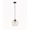 Marckdael Plafondlamp SEATTLE met 1 glazen bol Globe Zwart Marckdael Plafondlamp SEATTLE met 1 glazen bol Globe Zwart