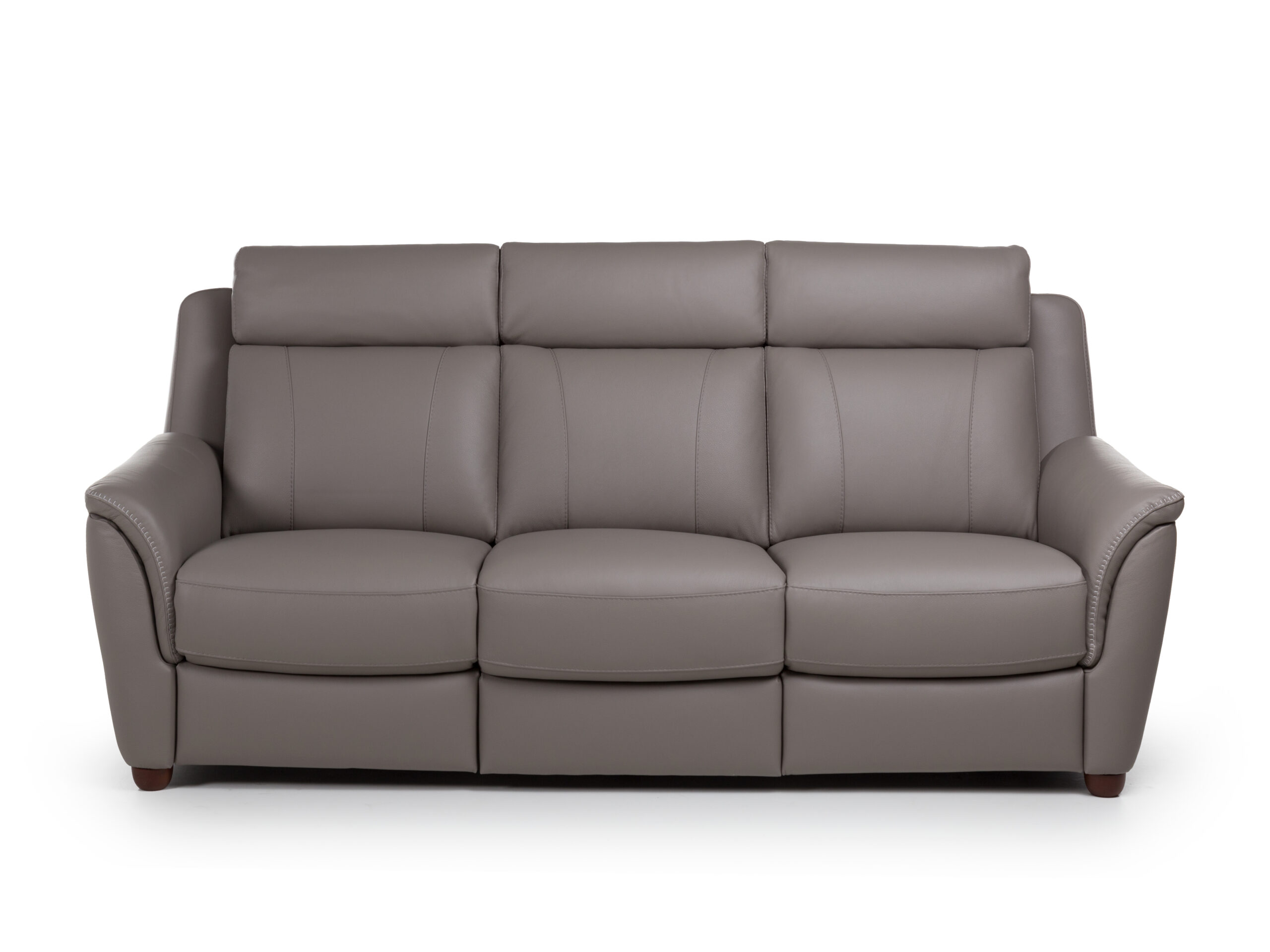 Maxdivani 3-zit met 2 elektr. relaxen AFFOGATO - Leder Pelle Texas Taupe Maxdivani 3-zit met 2 elektr. relaxen AFFOGATO - Leder Pelle Texas Taupe