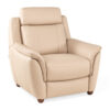 Maxdivani Fauteuil AFFOGATO - Beige leder Beige Maxdivani Fauteuil AFFOGATO - Beige leder Beige