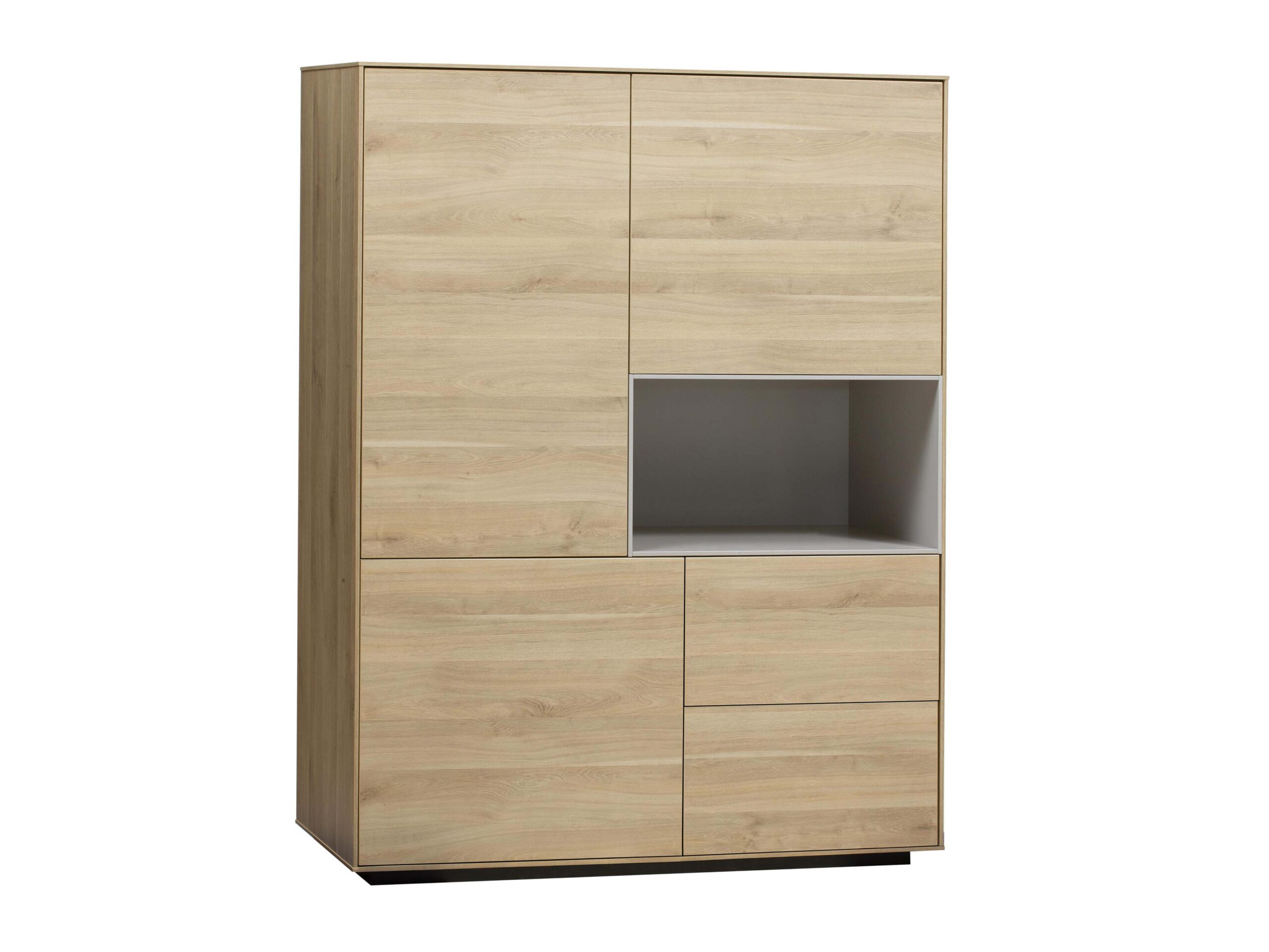 Maxfurn Wandkast ELEGANCE breed - Fresh oak/ivory Hout Maxfurn Wandkast ELEGANCE breed - Fresh oak/ivory Hout