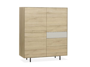 Maxfurn Wandkast FAMOUS breed - Fresh oak/ivory Hout