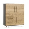 Maxfurn Wandkast LECCE - Natuur Hout