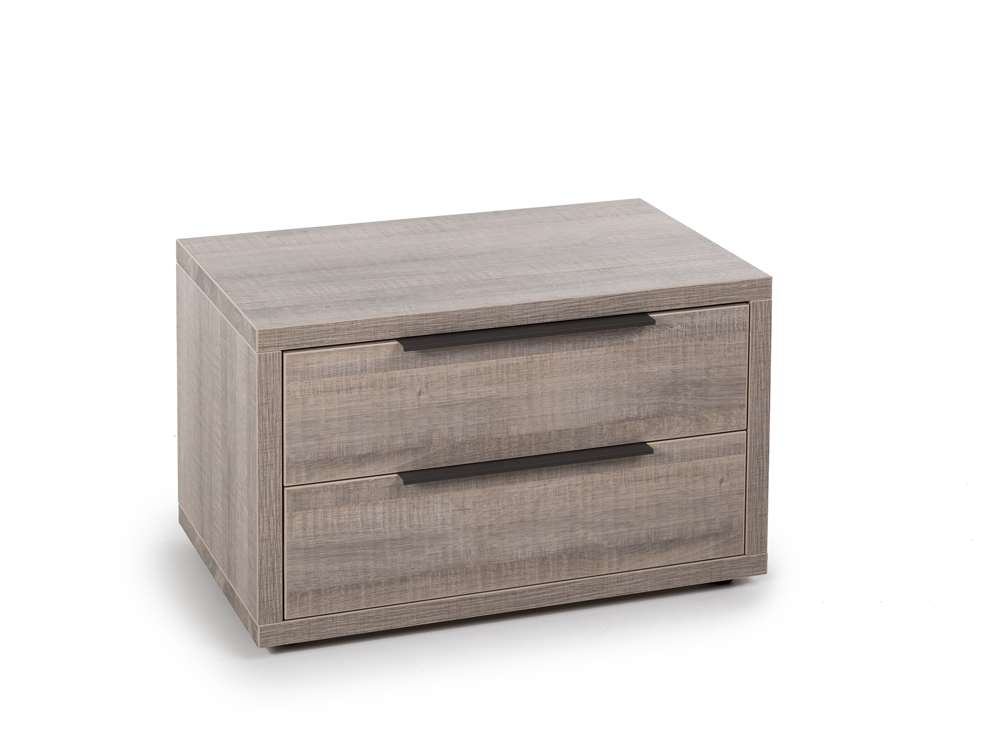Meubar Kast nachtkastje BRUNO - Authentic Oak Grau Hout Meubar Kast nachtkastje BRUNO - Authentic Oak Grau Hout
