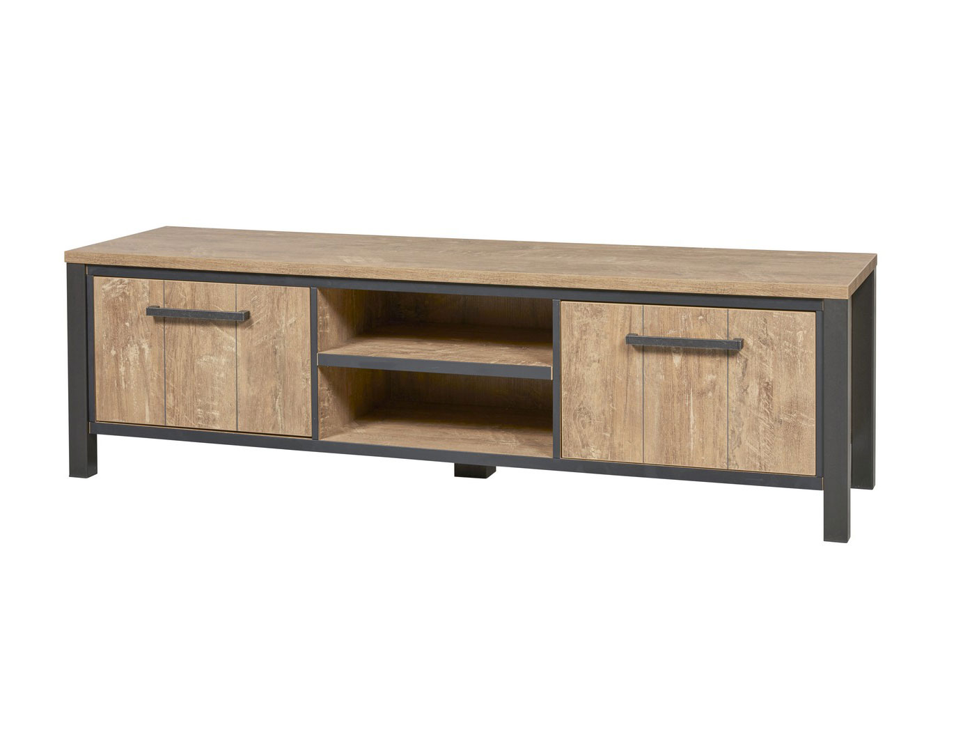 Meubar Tv-meubel LOVINA gemonteerd - Teakhout Hout Meubar Tv-meubel LOVINA gemonteerd - Teakhout Hout