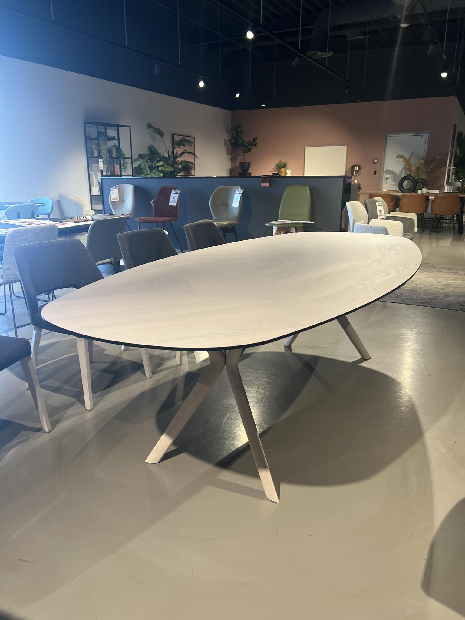 Mobitec Ovale tafel ECLIPSE - Eiken Hout Mobitec Ovale tafel ECLIPSE - Eiken Hout