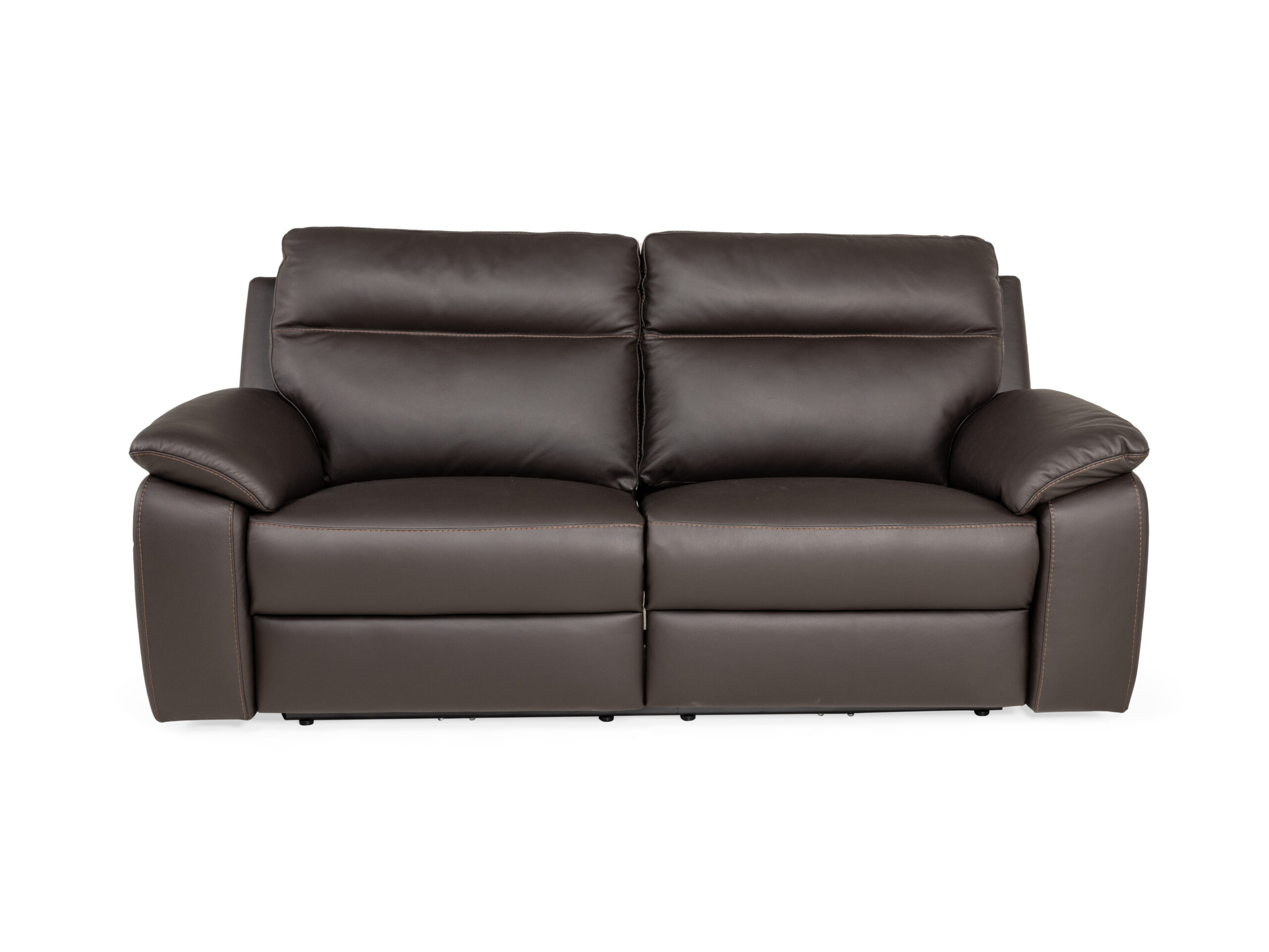 Nicoletti home 3-zit met 2 elektr. relaxen NEW YORK - Bruin leder Bruin Nicoletti home 3-zit met 2 elektr. relaxen NEW YORK - Bruin leder Bruin