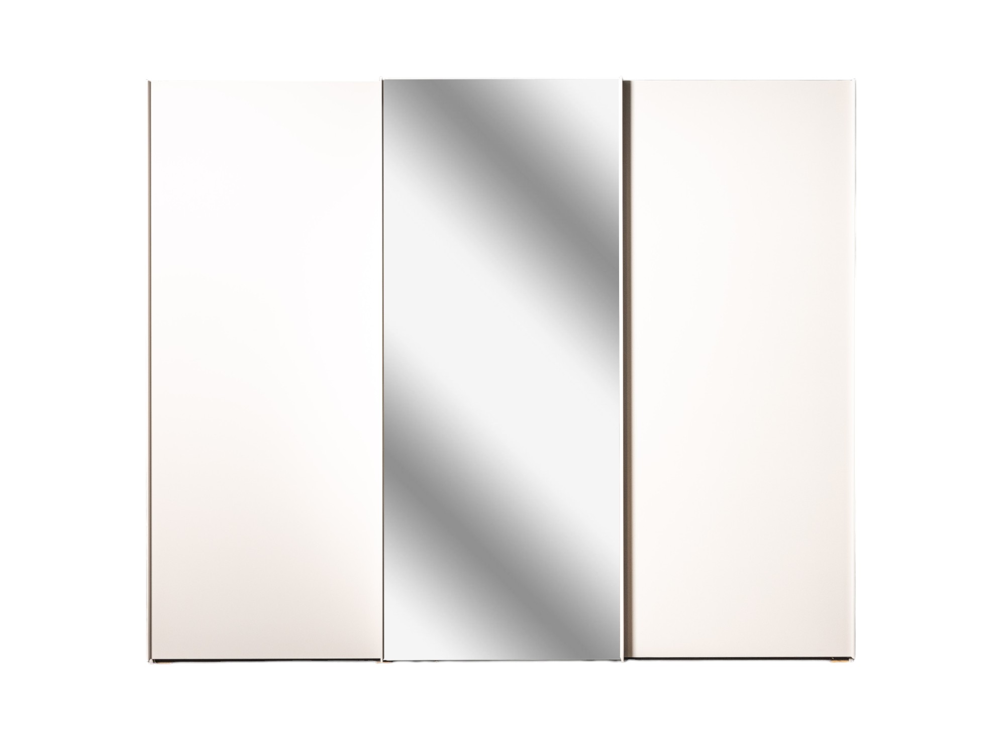 Nolte Zweefdeurkast met spiegel SAVENA - Wit Wit Nolte Zweefdeurkast met spiegel SAVENA - Wit Wit