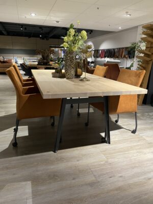 Nouvion Tafel NOUVION met R poot - White grey Hout