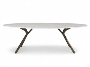 Perfecta Eetkamertafel ONYX - Carrara Creamy Wit