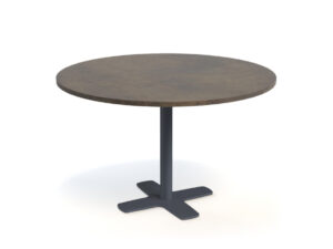 Perfecta Ronde tafel SPINNER - Antraciet/Phoenix bruin Bruin