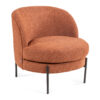 Pomax Fauteuil MILES - Brique Oranje Pomax Fauteuil MILES - Brique Oranje