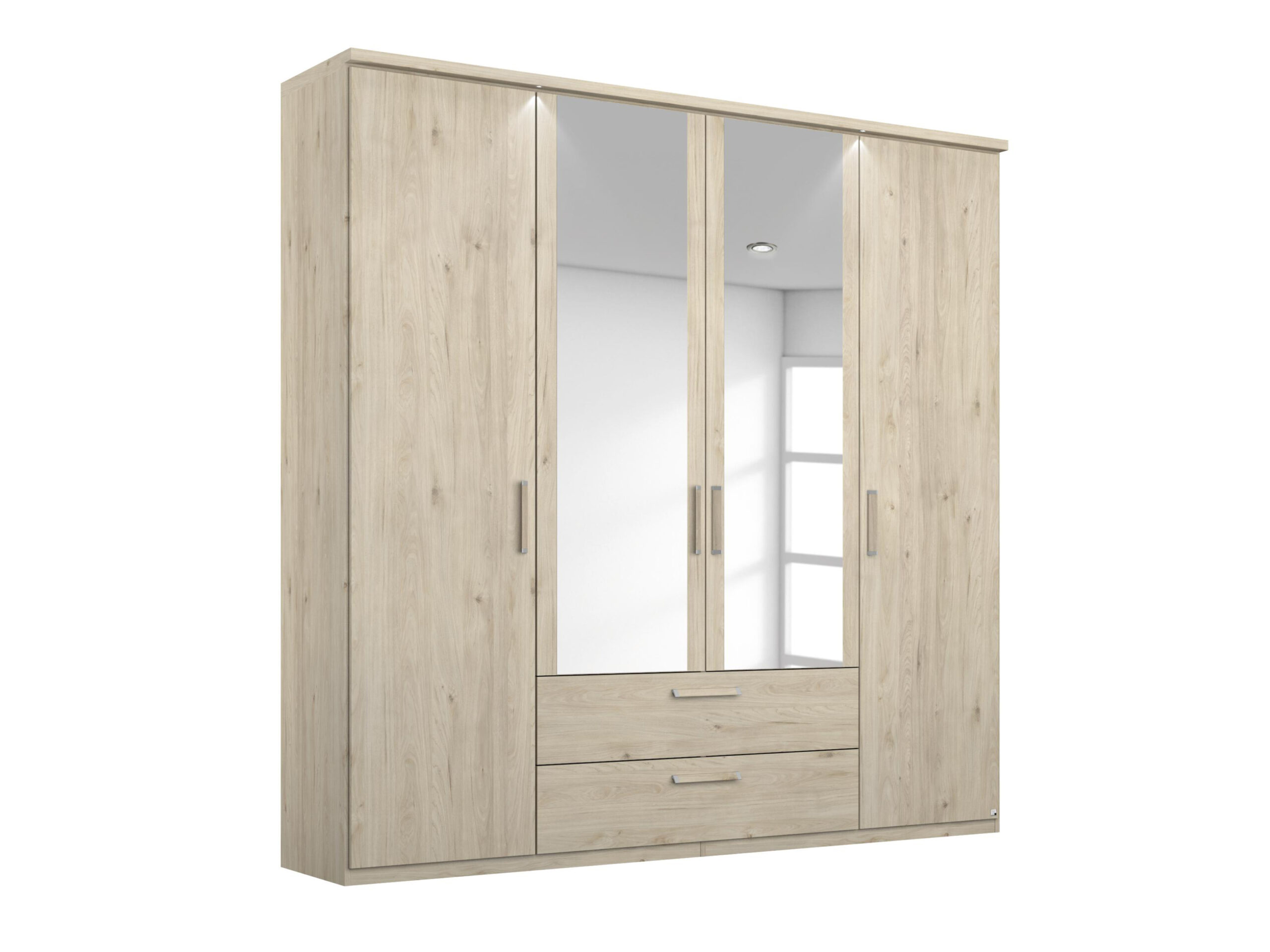 Rauch Draaideurkast EVELYN - Jackson hickory Hout Rauch Draaideurkast EVELYN - Jackson hickory Hout