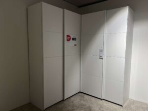 Rauch Hoekkast met schuifdeuren QUADRA - Wit Wit