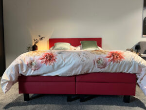 Redcorner Boxspring Spacebox 160 cm - Rood Rood
