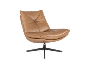 Richter young design Draaifauteuil METZ - York Tan Cognac