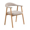 Richter young design Armstoel ADDI - Beige/Eikenhout Beige Richter young design Armstoel ADDI - Beige/Eikenhout Beige