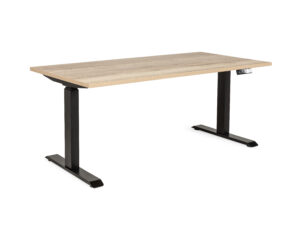 Richter young design Zit/sta bureau elektrisch BUDGET - Eik/zwart Hout