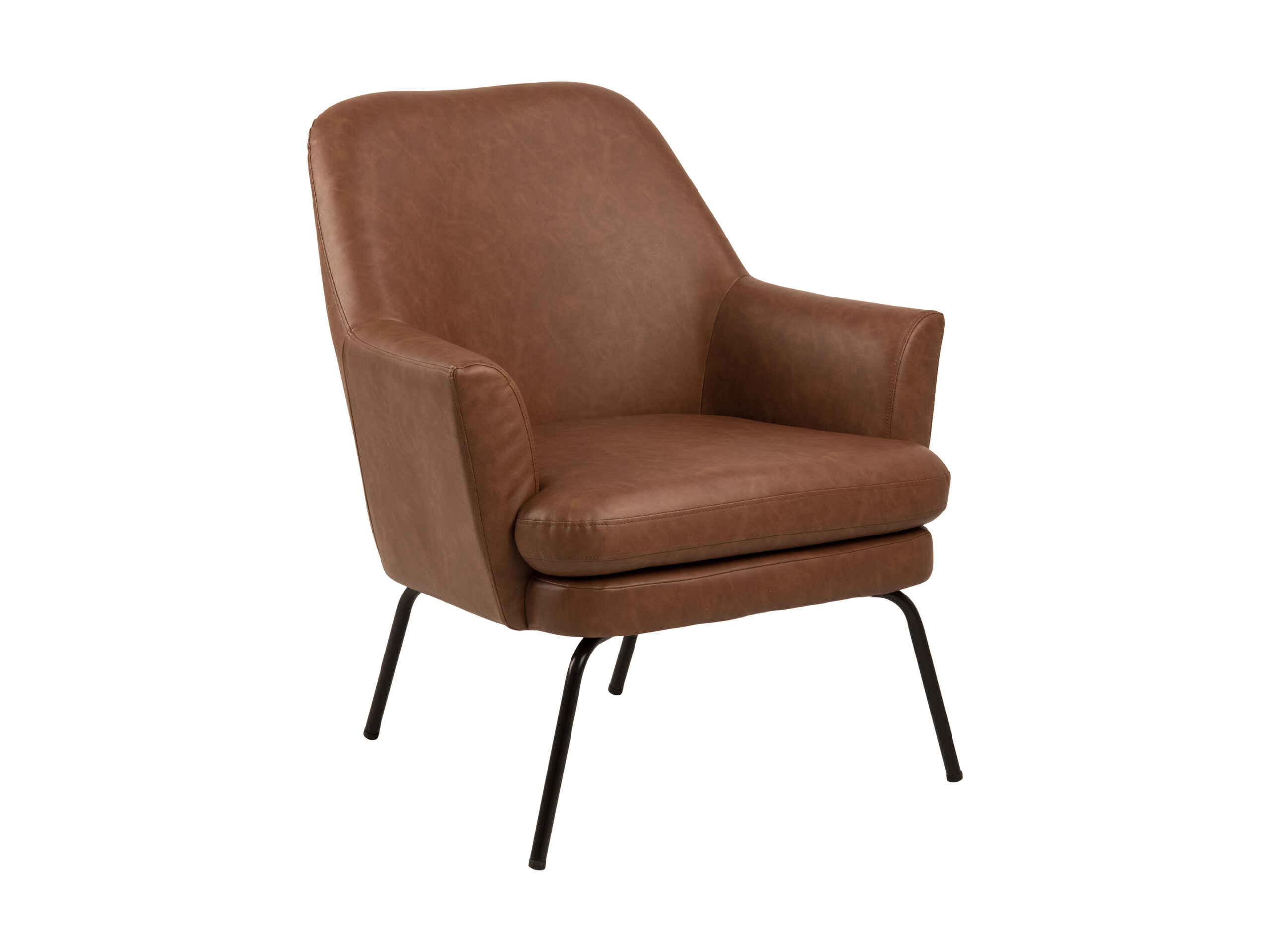 Richter young design Fauteuil CHISA - Bruin lederlook Bruin Richter young design Fauteuil CHISA - Bruin lederlook Bruin