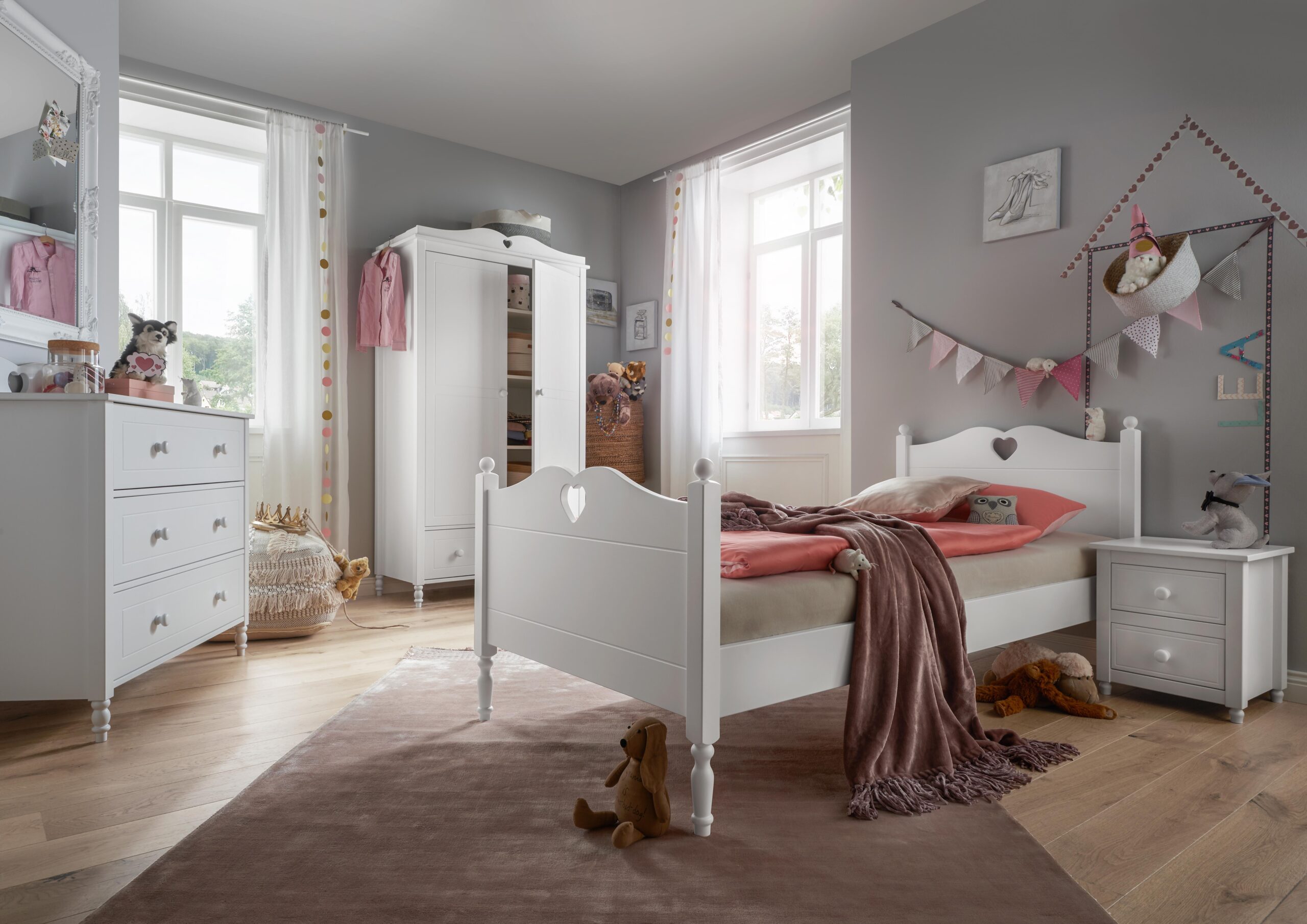 Richter young design Jeugdkamer EMMA - Wit Wit Richter young design Jeugdkamer EMMA - Wit Wit