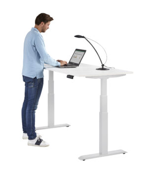 Richter young design Bureau verstelbaar in hoogte - Wit Wit