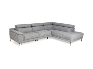 Richter young design Hoeksalon met 1 elektr. relax LENON - Grijs Grijs